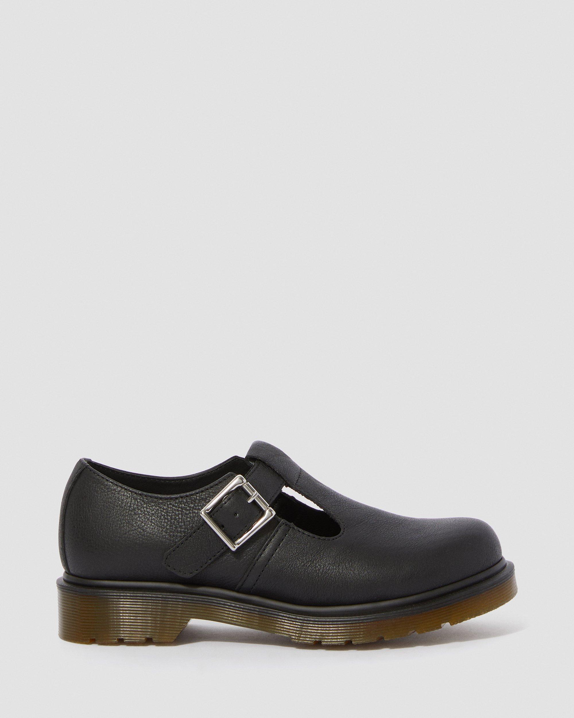 POLLEY PLAIN WELT LEATHER MARY JANES in Black | Dr. Martens