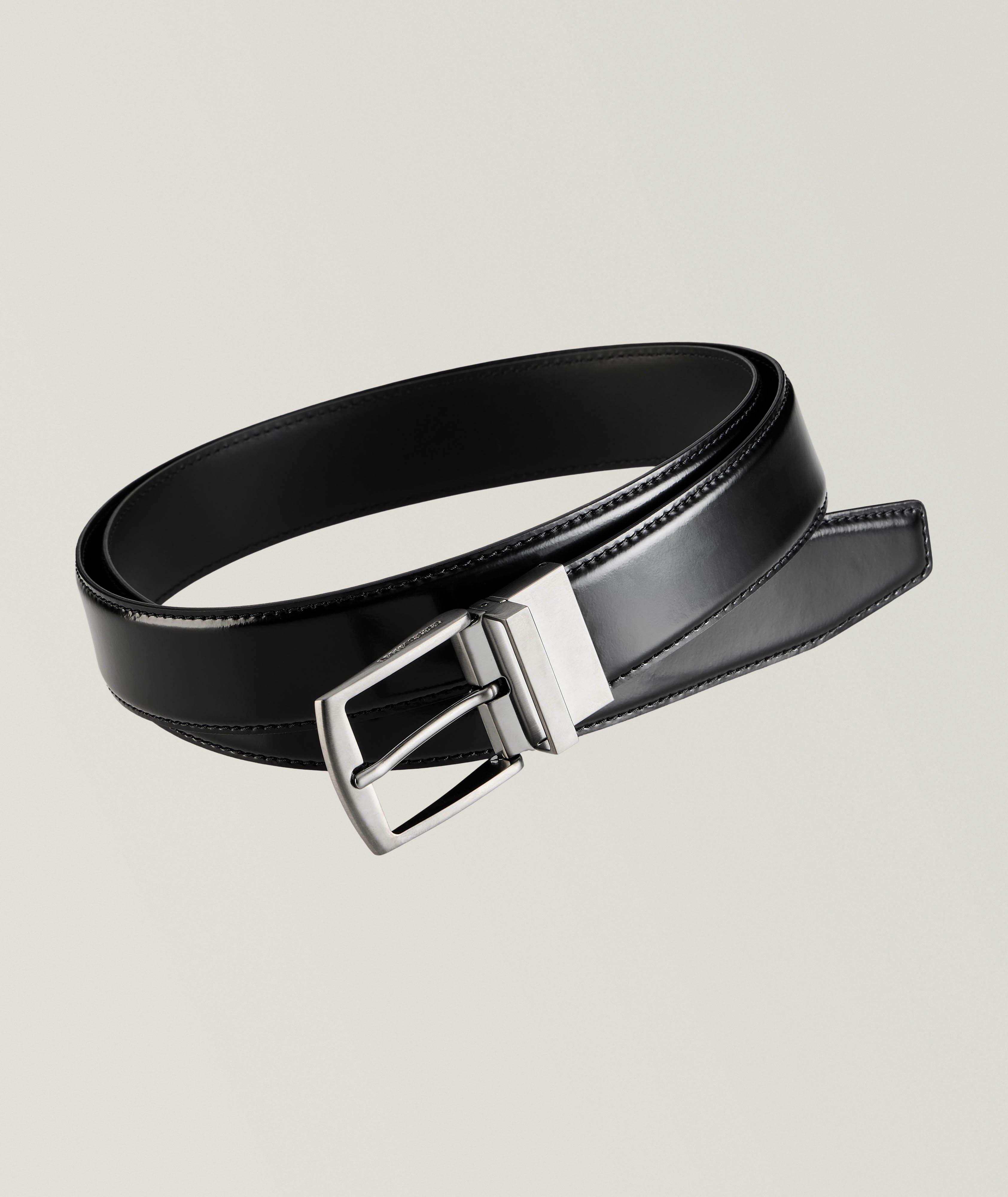 Giorgio Armani Patent Leather Belt | Belts | Harry Rosen