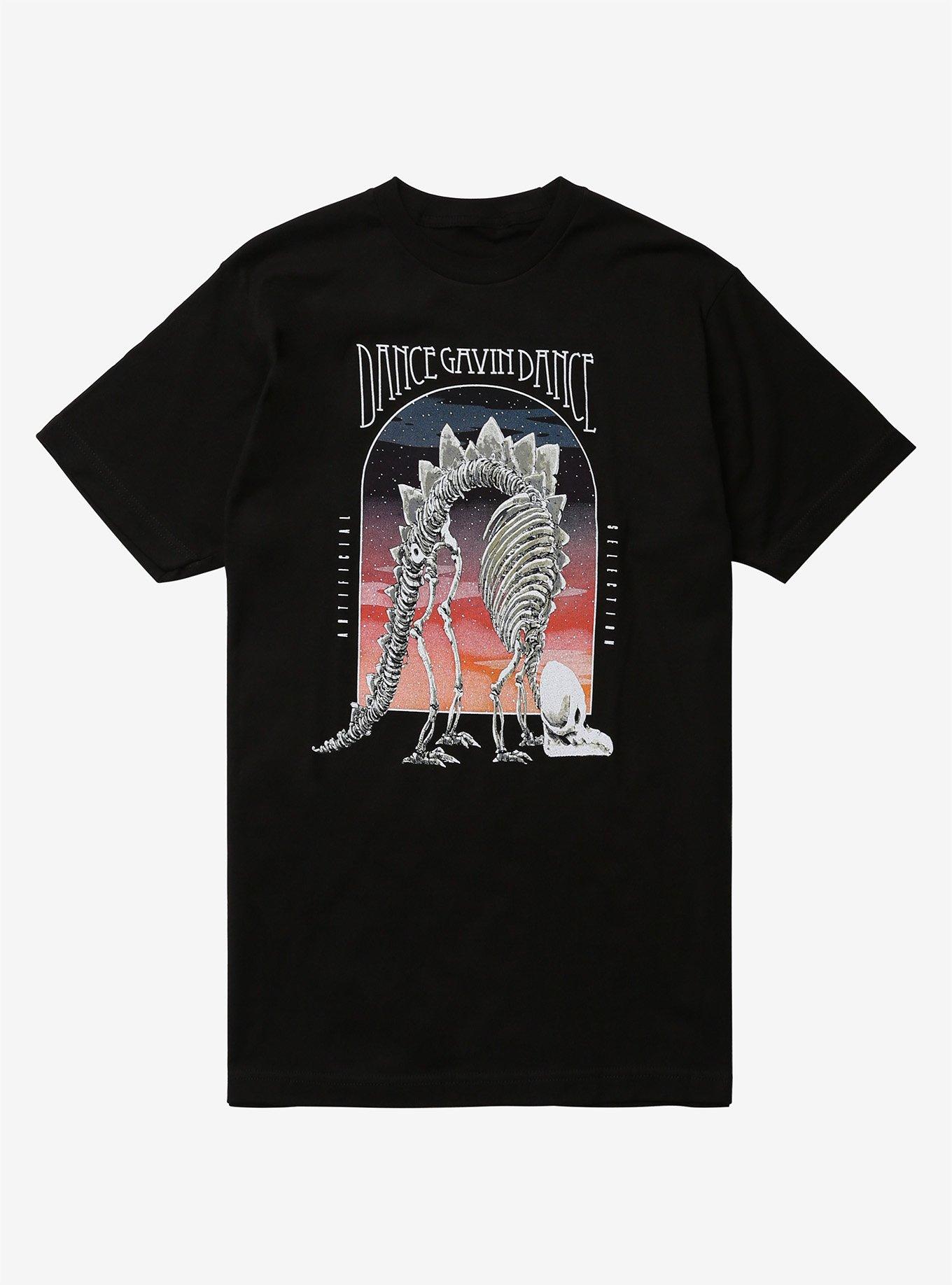Dance Gavin Dance Artificial Selection Dinosaur Skeleton T-Shirt