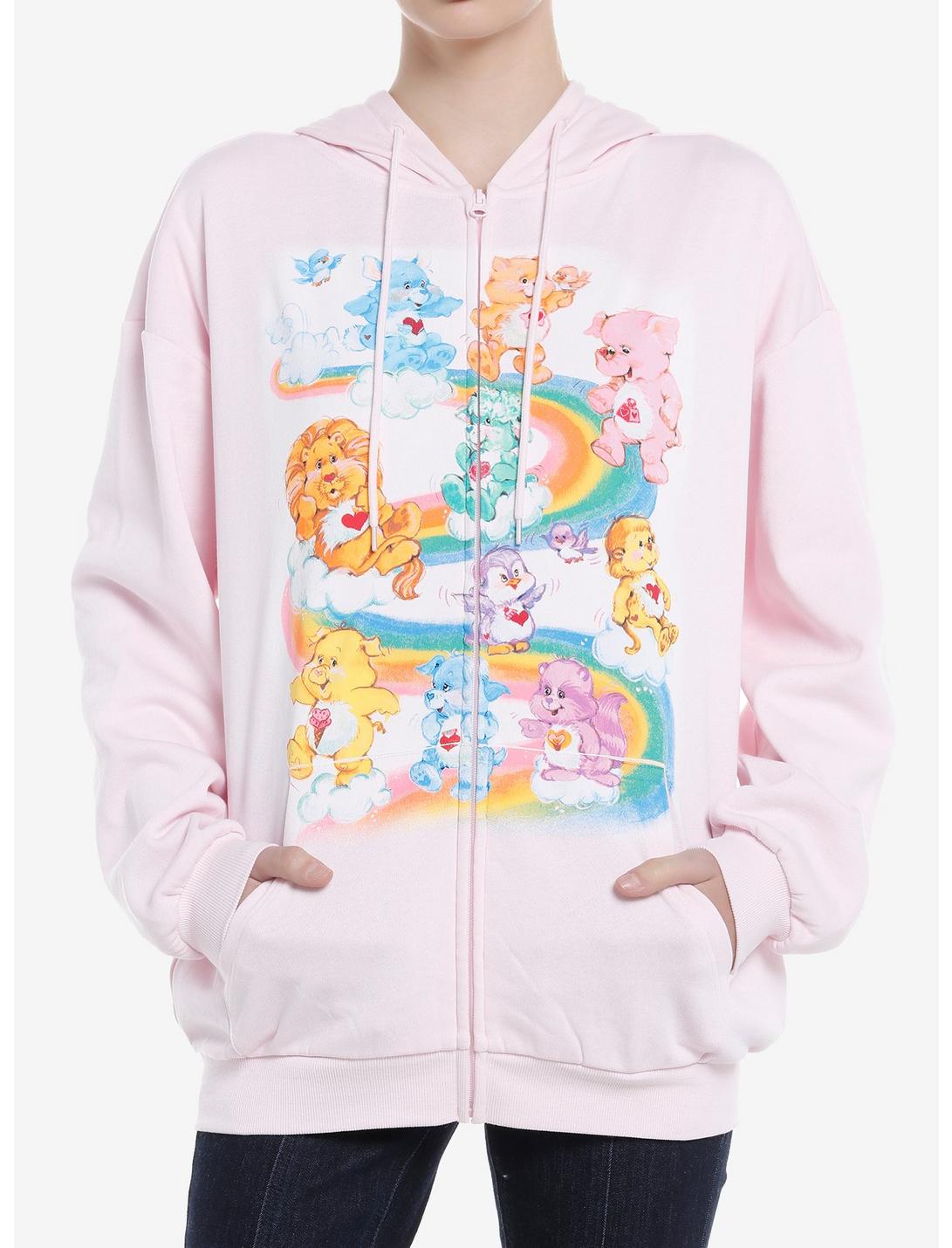 Care Bears Cousins Jumbo Graphic Pastel Girls Hoodie | Hot Topic