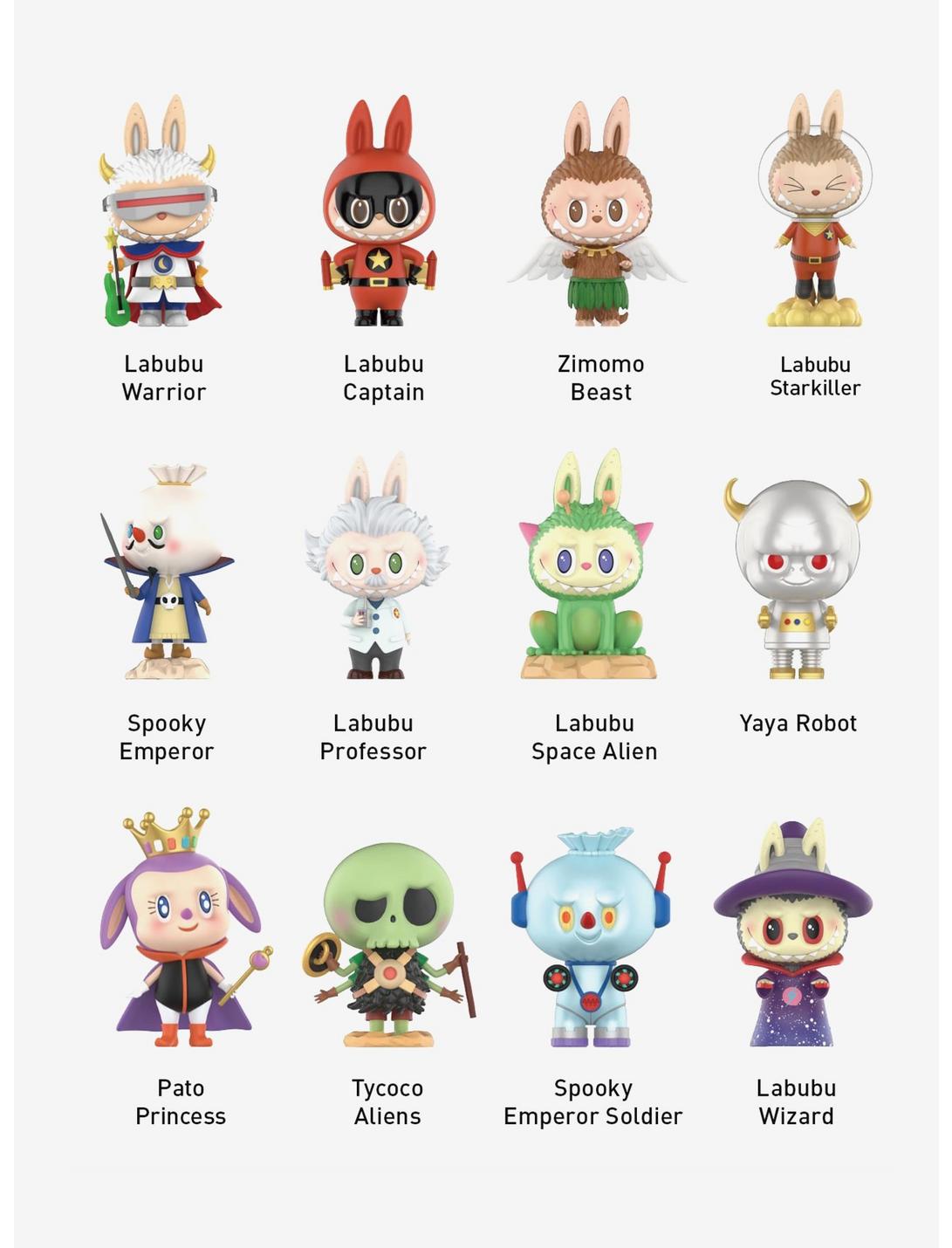 Pop Mart THE MONSTERS Space Adventures Series Blind Box Figure