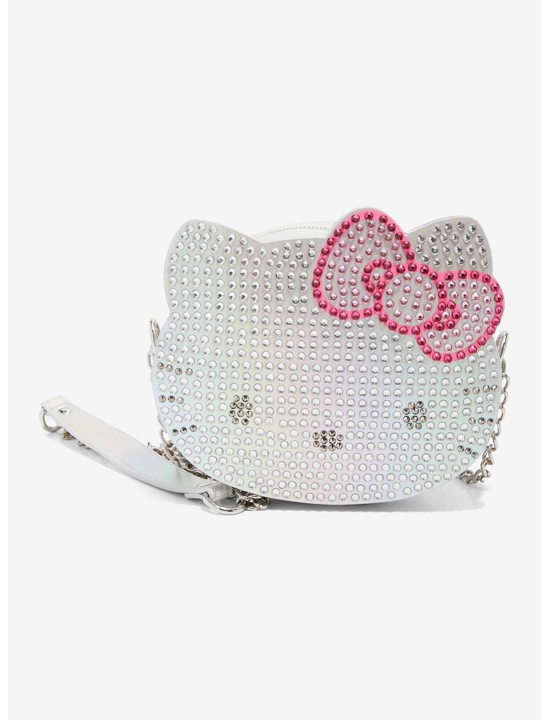 Hello Kitty Rhinestone Face Crossbody Bag | Hot Topic