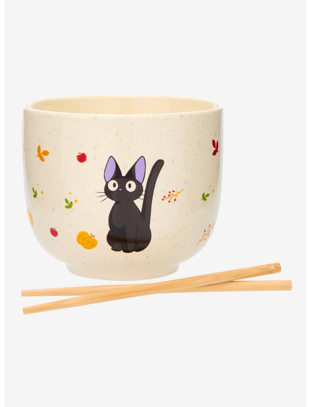 Studio Ghibli® Kiki's Delivery Service Jiji Fall Leaves Ramen Bowl
