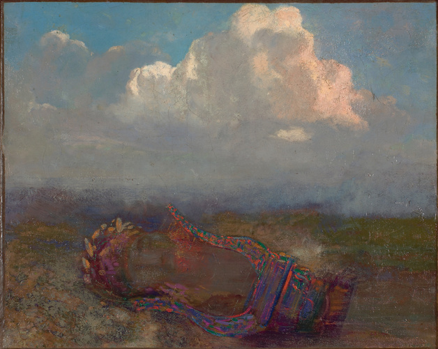 Odilon Redon、Tete de Jeune Femme de Prof Head of a Young Woman in