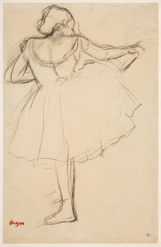 Danseuse à la barre - Edgar Degas | Musée d'Orsay