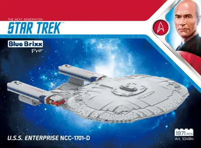 BlueBrixx STAR TREK USS Enterprise NCC-1701-D • Set 104184