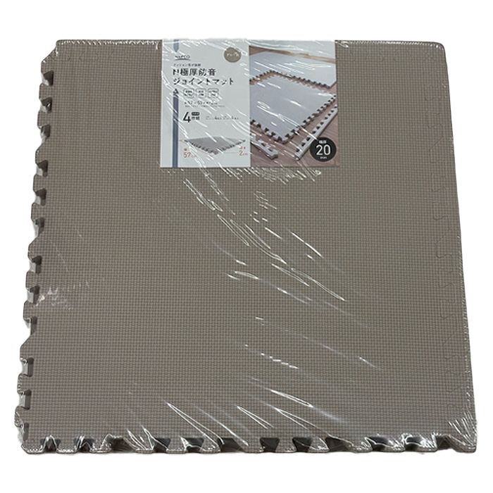 プロテック セーフティージョイント ラバーマット 約500×500×26mm