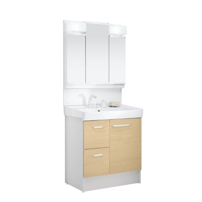 LIXIL V1・D7シリーズ 3面鏡 間口750mm MD7X4-753TYJの通販｜幅75cm