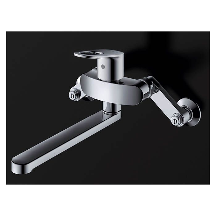 TOTO 壁付シングル混合水栓(エコシングル) TKY01305JAの通販｜キッチン