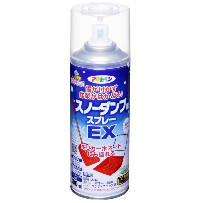 アサヒペン スノーダンプスプレーEX 300MLクリヤの通販｜水性塗料