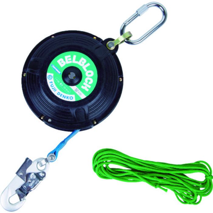 TSUYORON ベルト巻取式墜落防止器具 BB-100-SN ベルブロック 10m