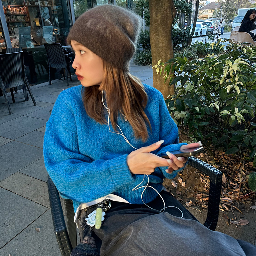 最終値下げフローレント今期新作 完売アルパカウールニット ALPACA