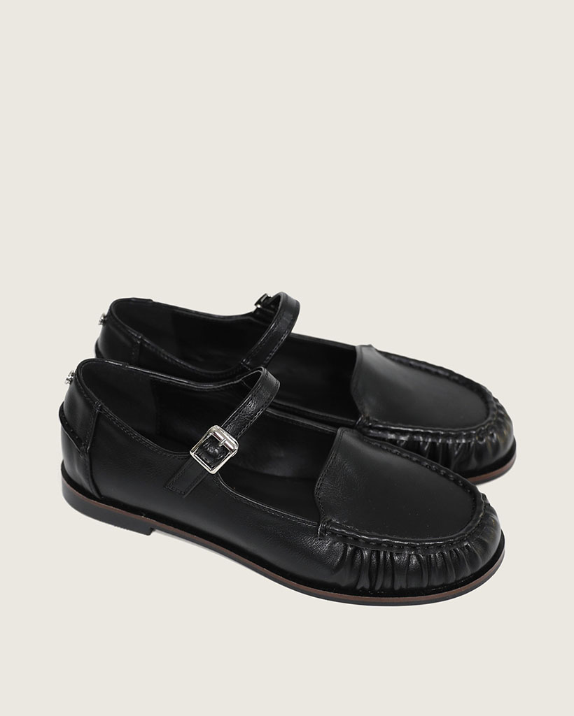 2色展開】クラシック メリージェーンしわ加工ローファー/2026 SS NEW