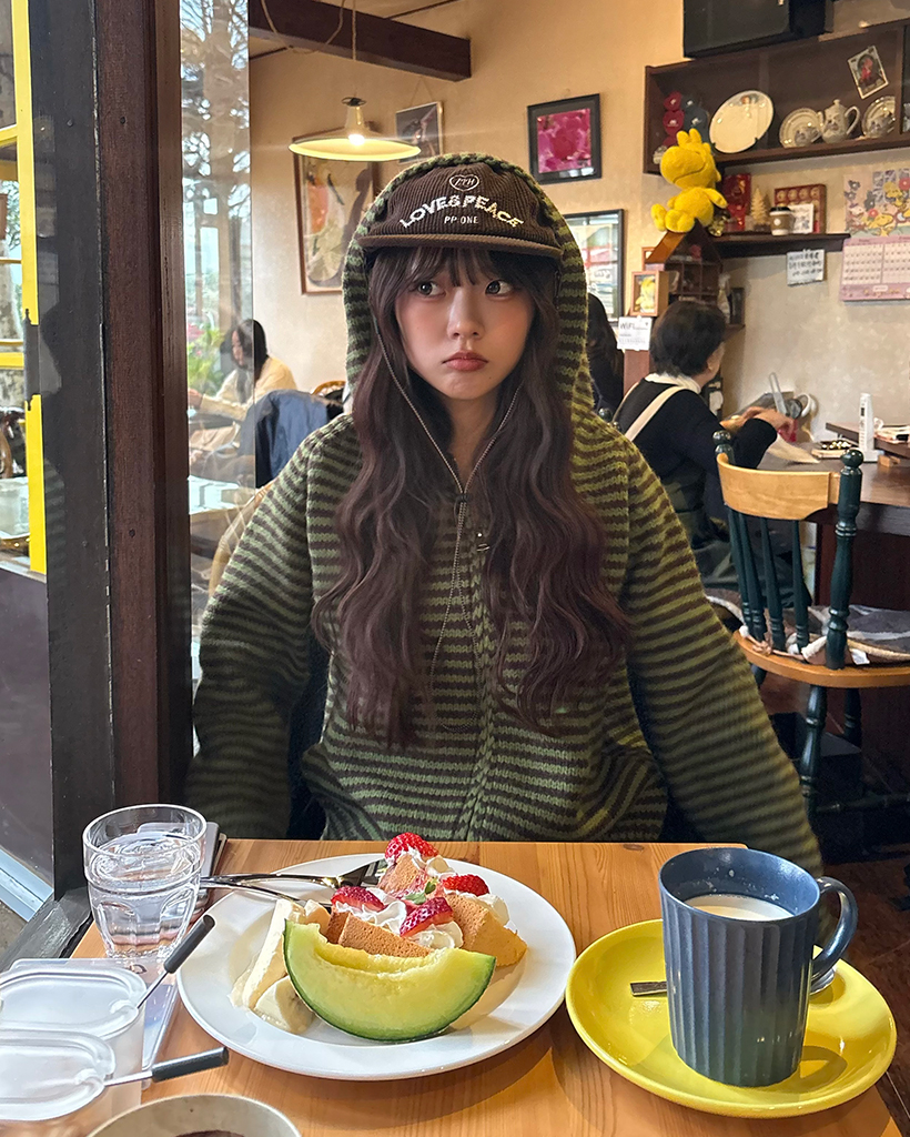 裏起毛]ステッチフード付きパーカーグレー | ファッション通販サイト NUGU