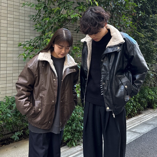 ファーレザージャケット | ファッション通販サイト NUGU