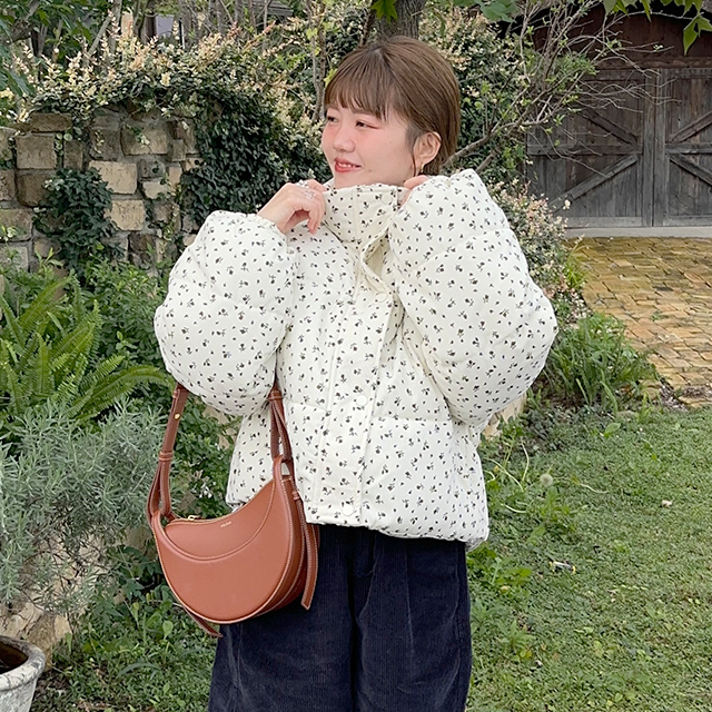 フラワーダウンジャケット | ファッション通販サイト NUGU