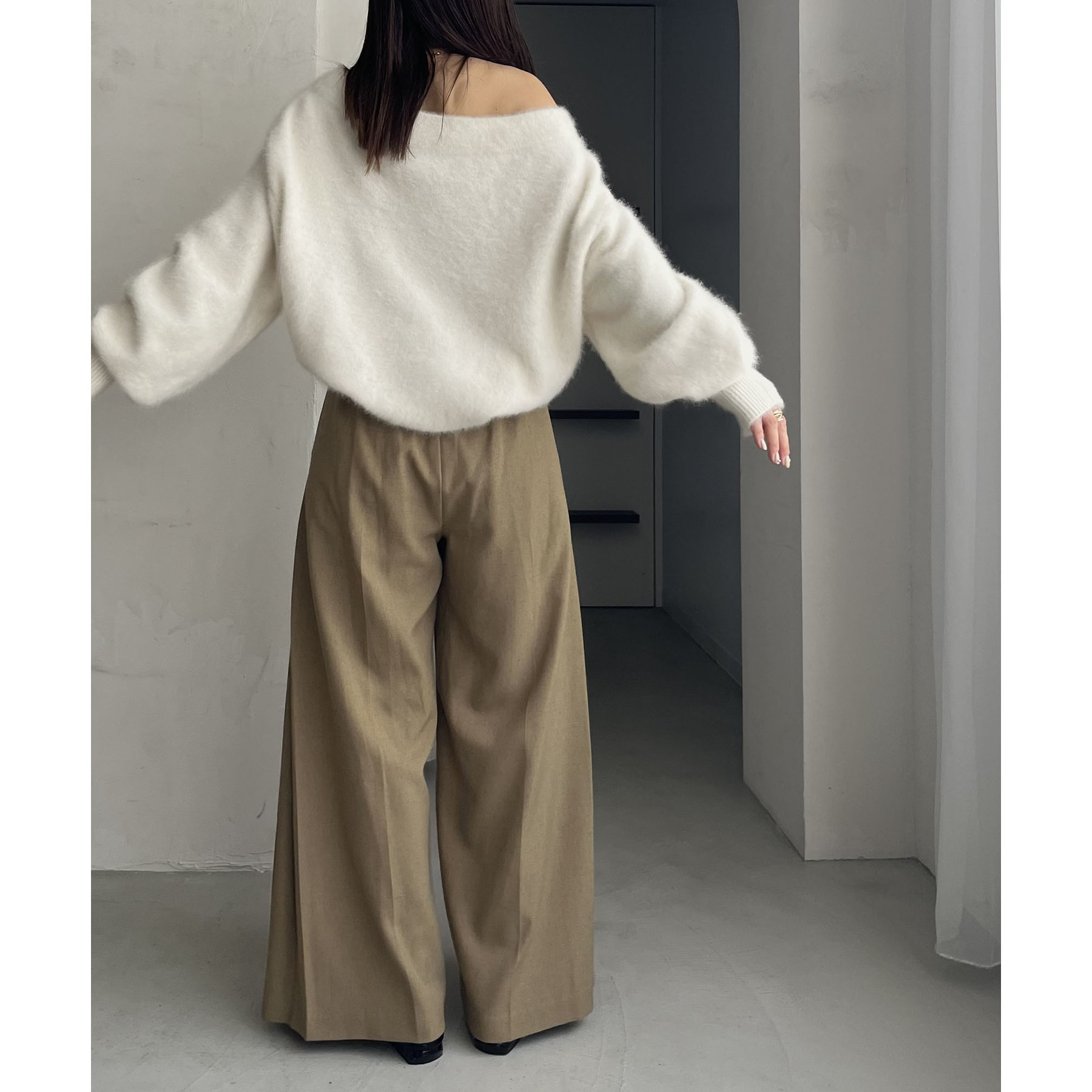 C.L】FOXカシミアボートネックニット | ファッション通販サイト NUGU