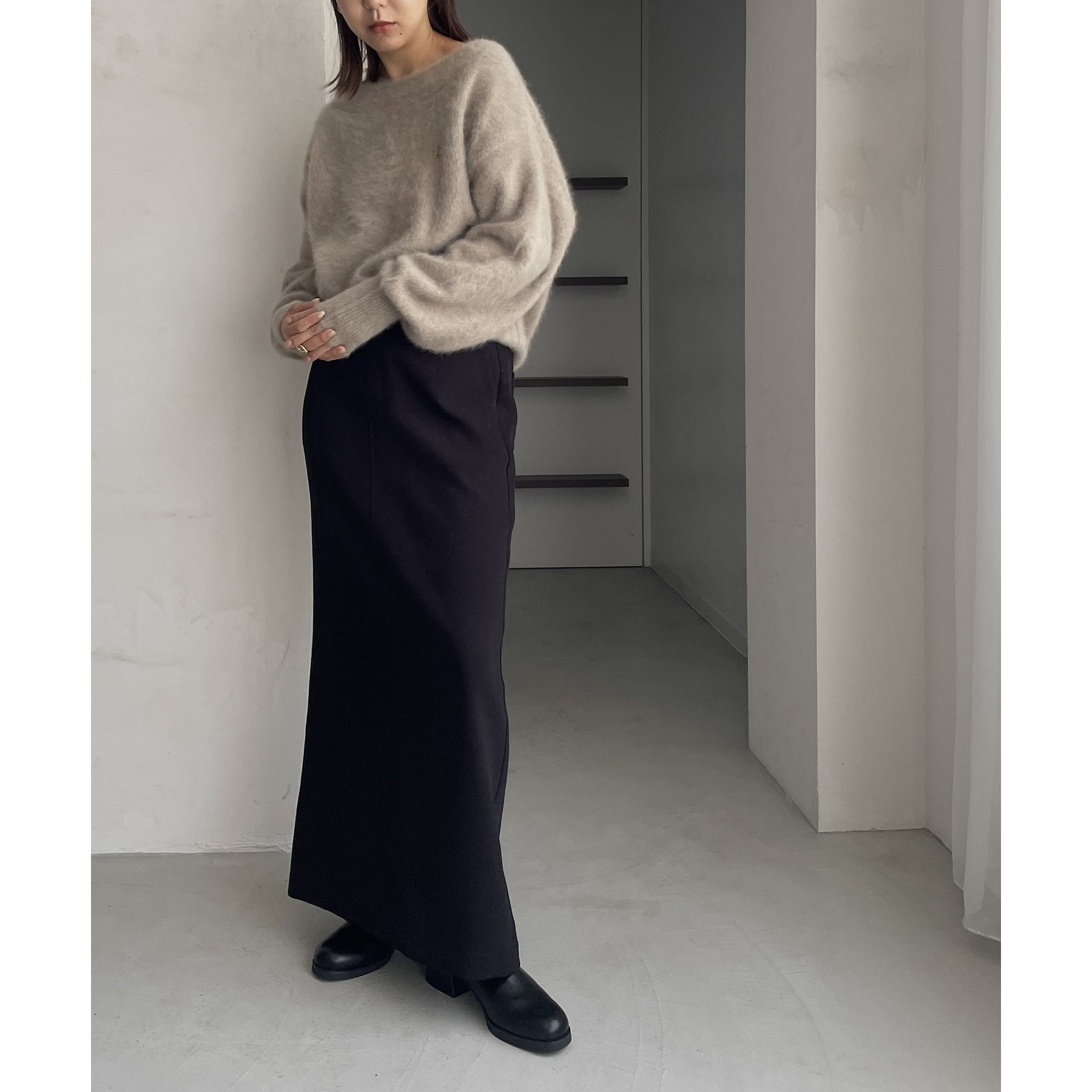 C.L】FOXカシミアボートネックニット | ファッション通販サイト NUGU