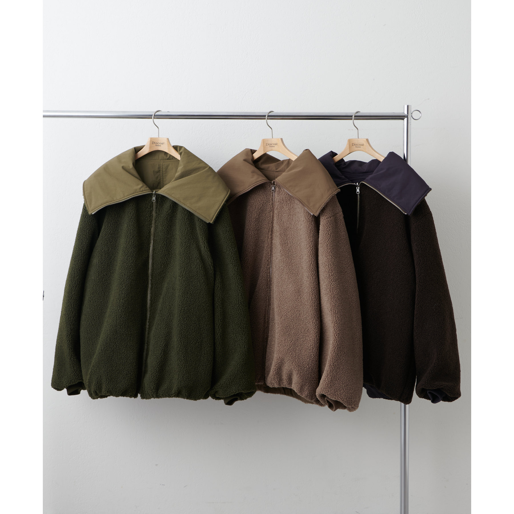 小顔見え/リバーシブル】ビッグカラーアウター≪インフルエンサー企画