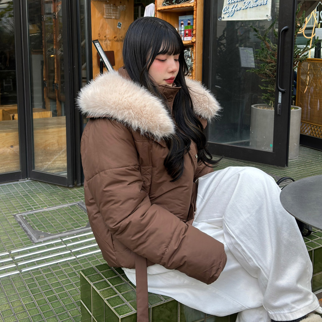 ファーカラーダウンジャケット | ファッション通販サイト NUGU