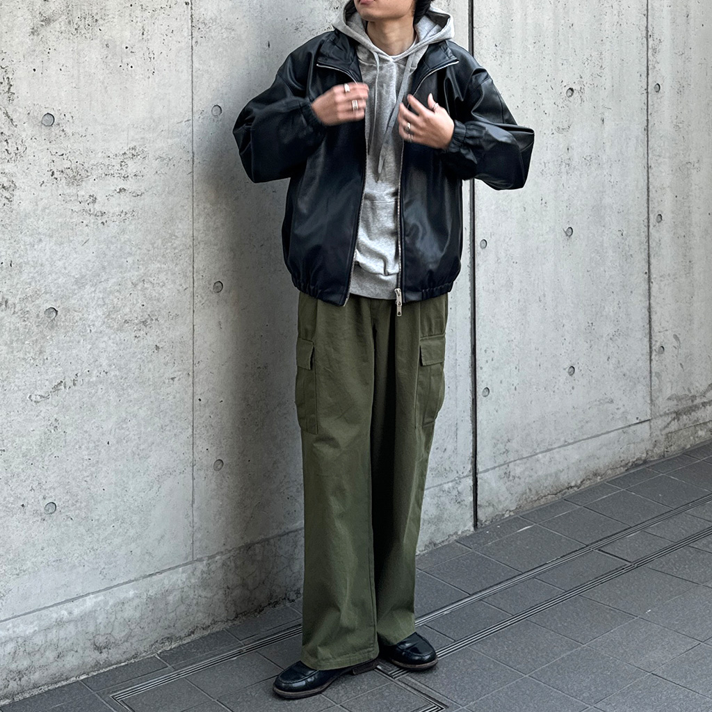 ユニセックスミニマルシングルレザージャケット | ファッション通販