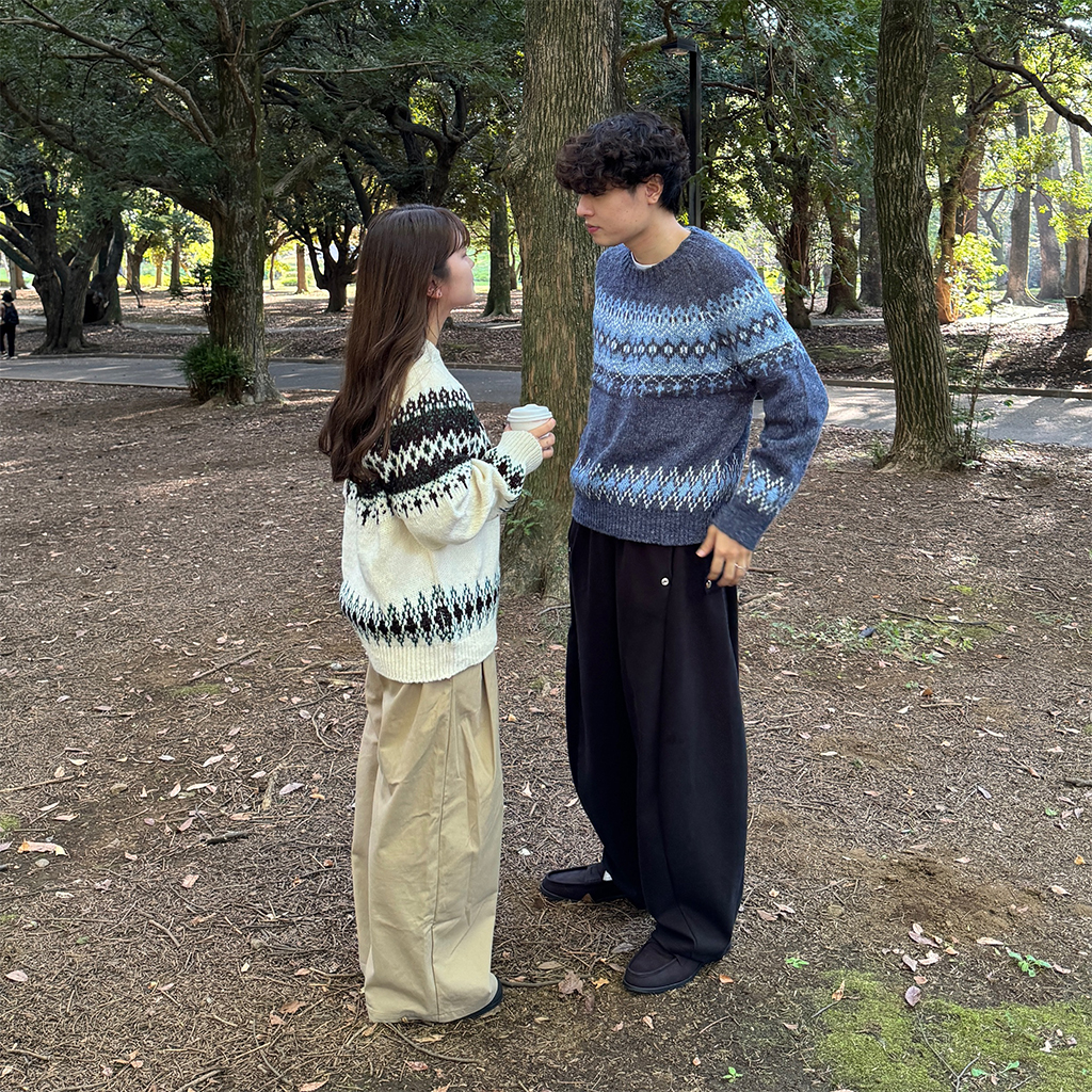 ユニセックスノルディックニット | ファッション通販サイト NUGU