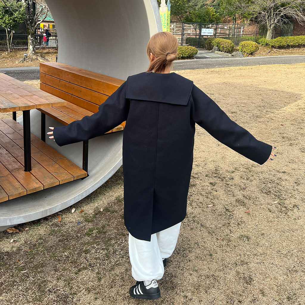 STUDIOUS デカフード ダッフルコート 日本製 N2125 フードダッフル