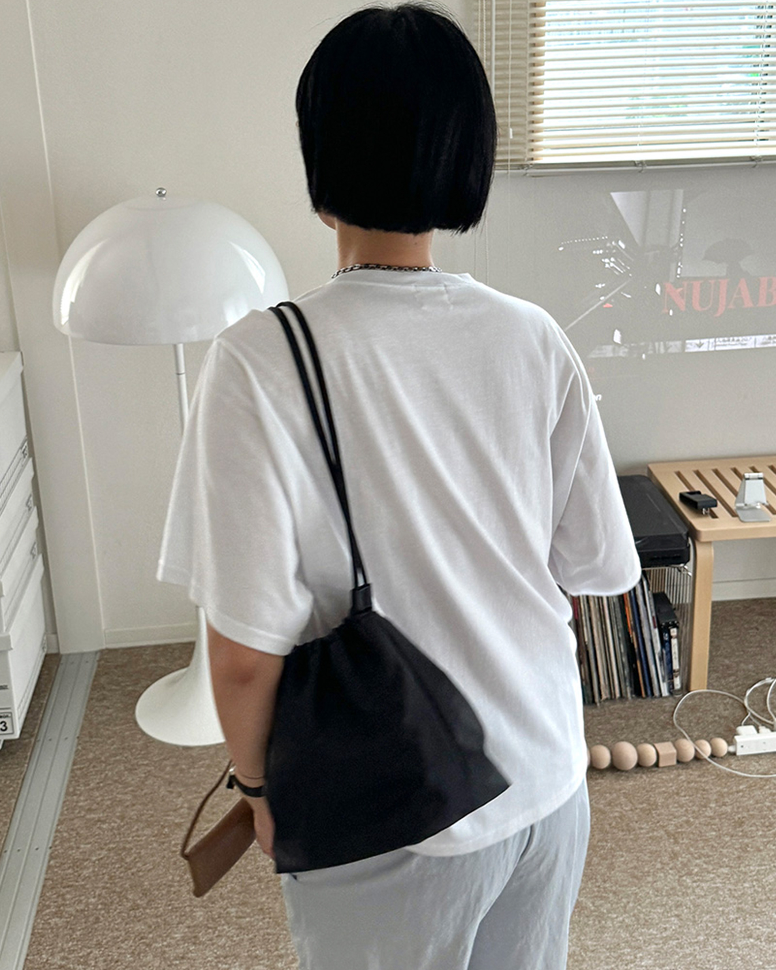 7回再販](ORIGINAL) ミディアムドローストリングショルダーバッグ