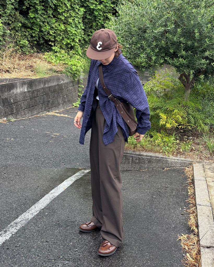 チェックネイビーシャツ | ファッション通販サイト NUGU