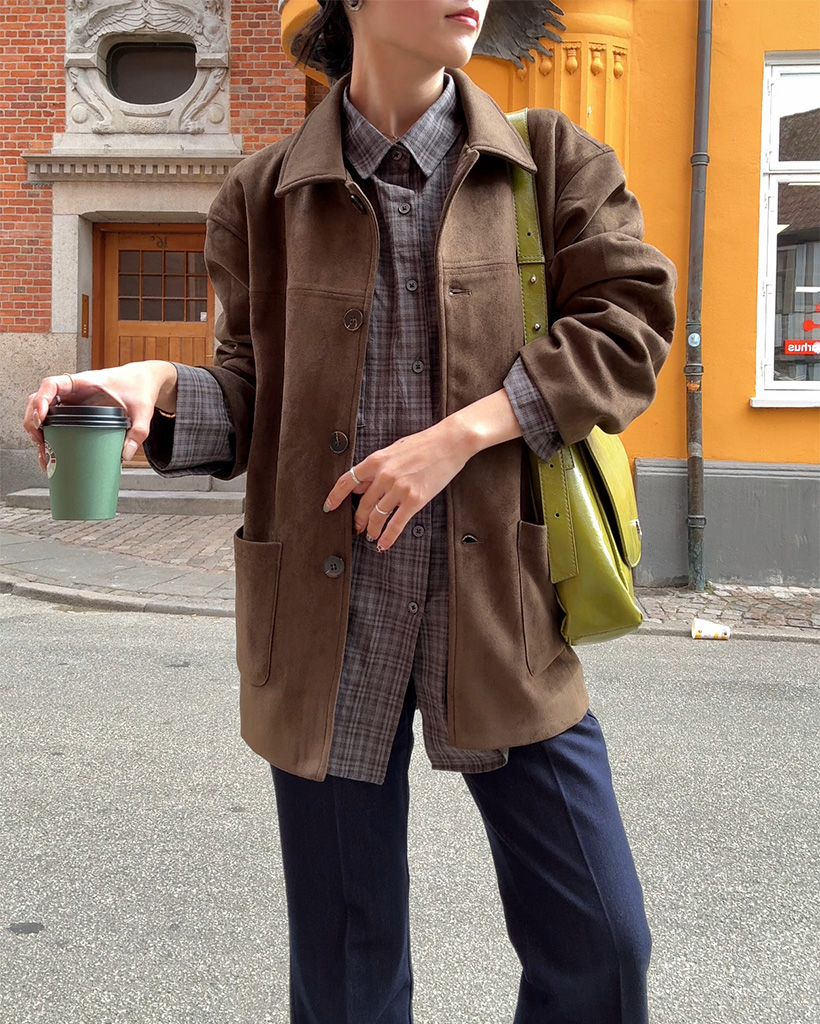 2ポケット スエードジャケット | ファッション通販サイト NUGU