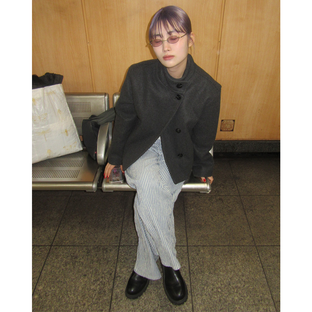 ハイネックショートコート | ファッション通販サイト NUGU