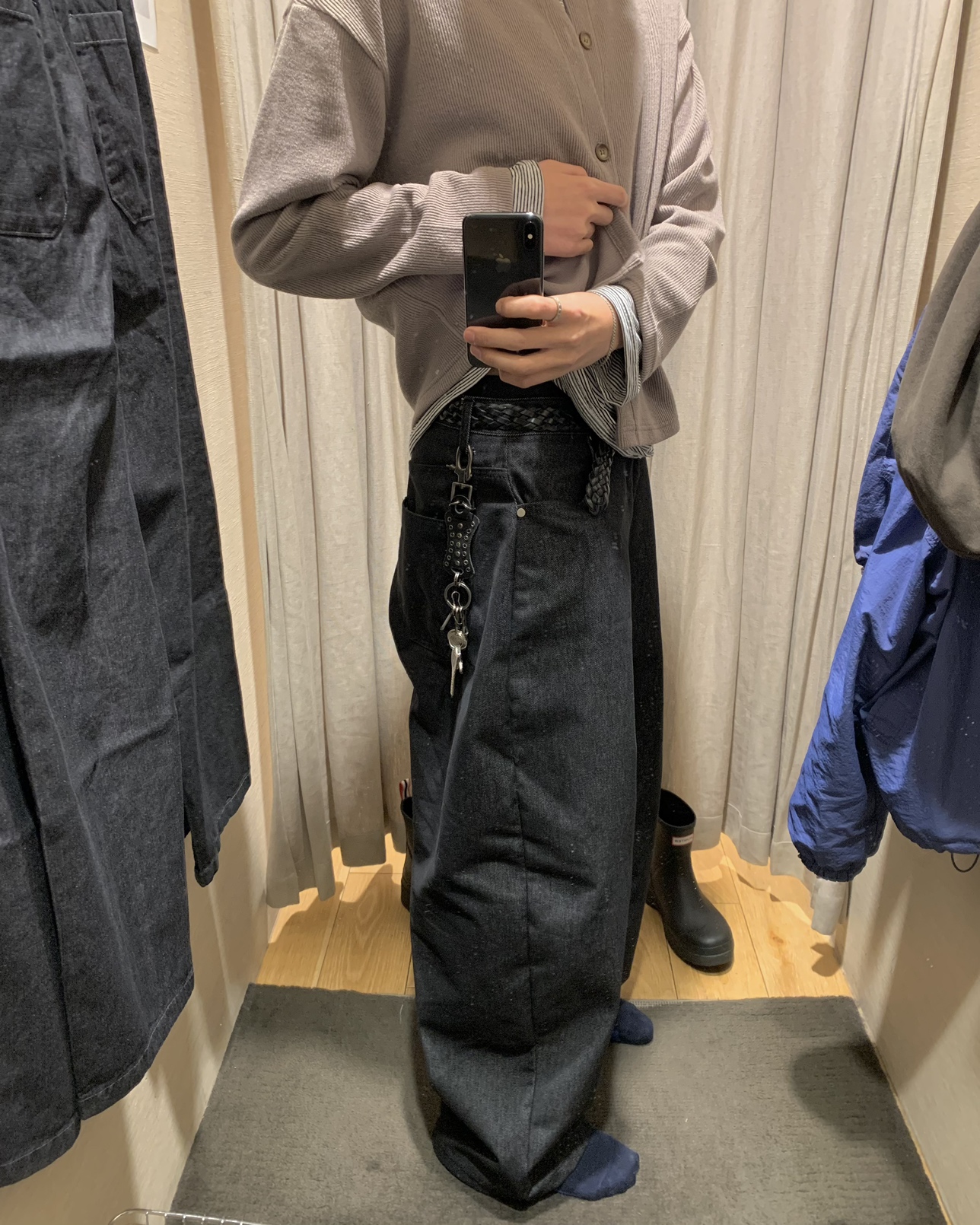 ビッグワイドデニムパンツ | ファッション通販サイト NUGU