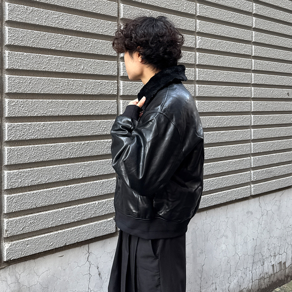 ユニセックス)カラーファーレザージャケット | ファッション通販サイト