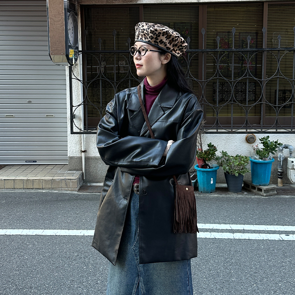 ライクレザーテーラードジャケット | ファッション通販サイト NUGU