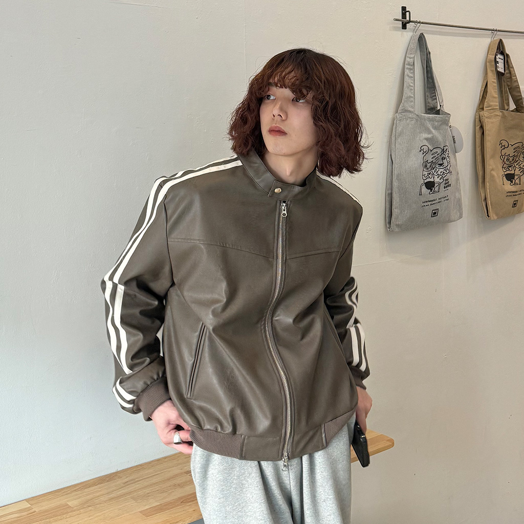 バイカートラックレザージャケット | ファッション通販サイト NUGU