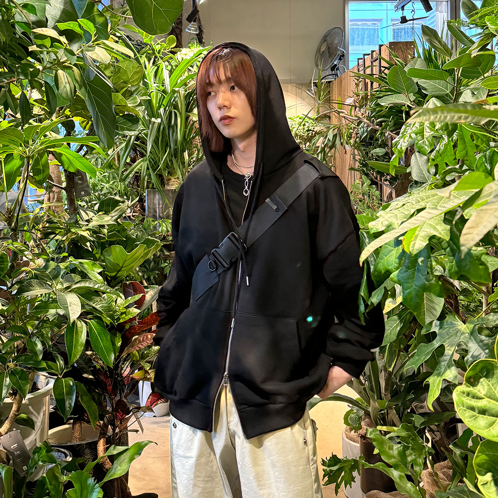 ユニセックス）コットンジップアップパーカー | ファッション通販