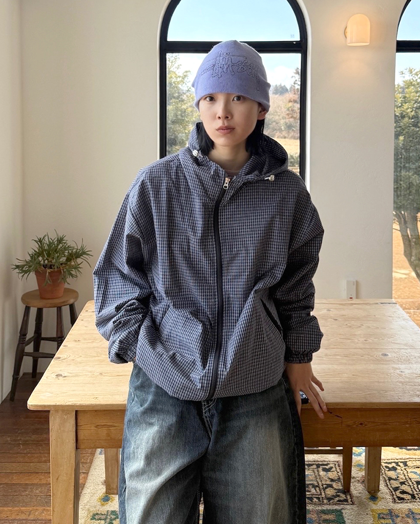 ユニセックス)チェックフードジップアップ | ファッション通販サイト NUGU