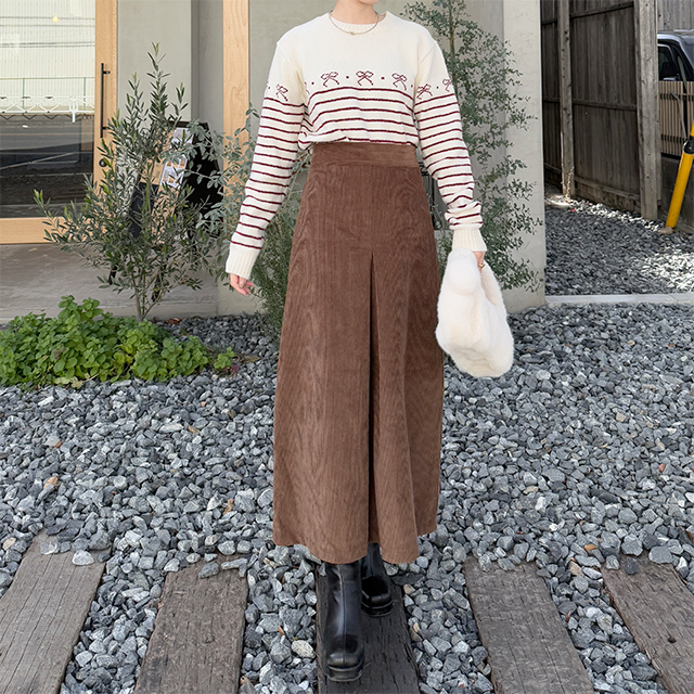 コーデュロイロングスカート | ファッション通販サイト NUGU