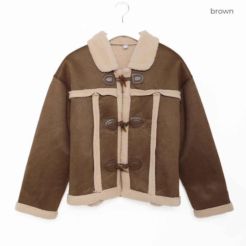 クロップドファームートンジャケット | ファッション通販サイト NUGU