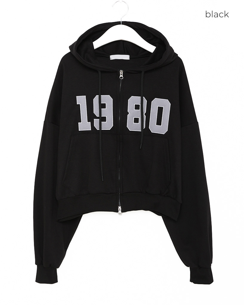 1980 刺繍ダブルジップパーカー | ファッション通販サイト NUGU