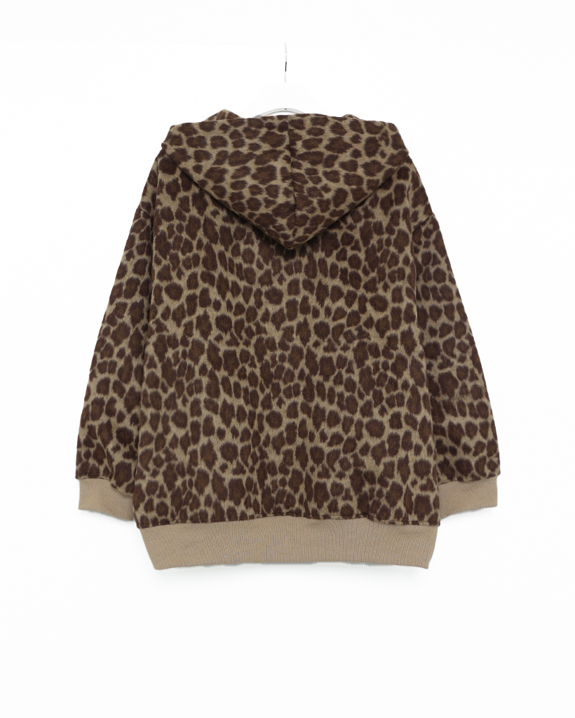 レオパードジップアップパーカー | ファッション通販サイト NUGU