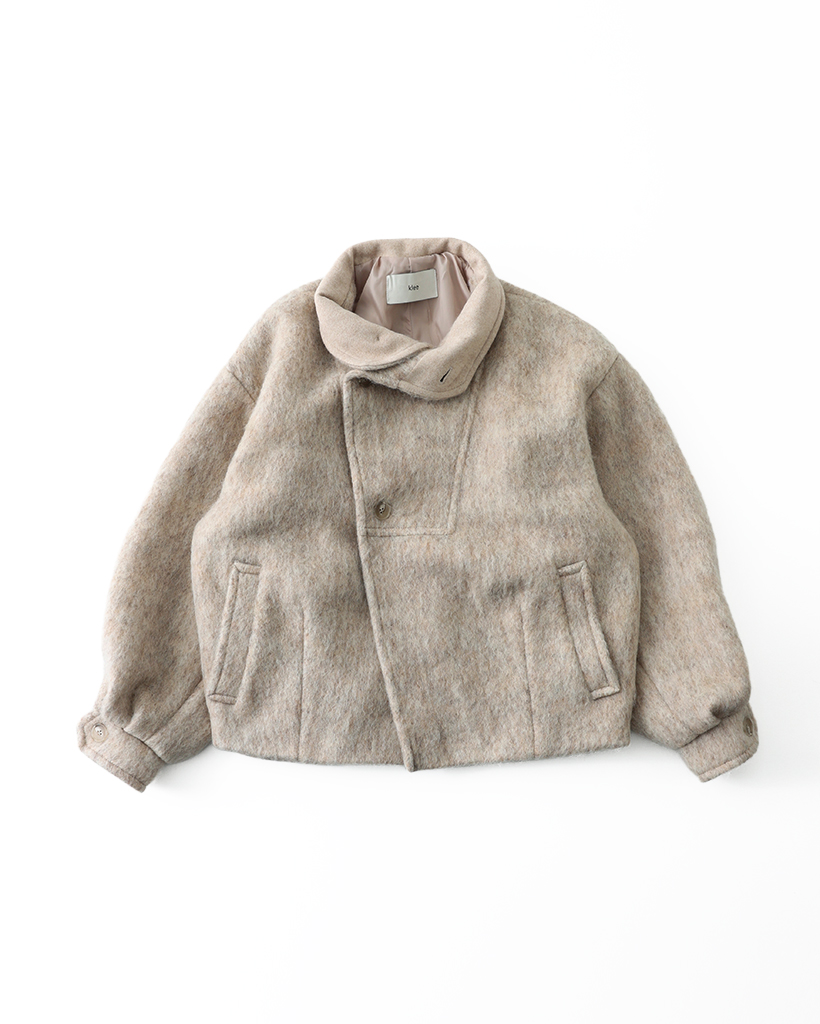 21回再販](ORIGINAL) モヘアライクハーフジャケット | ファッション