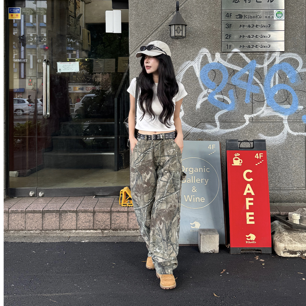 グラフィックツリーカモフラージュパンツ | ファッション通販サイト NUGU