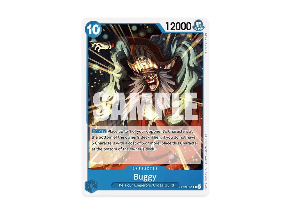 バギー：金背景 R-SPC :3周年スペシャルカード [OP09-051](ブースター