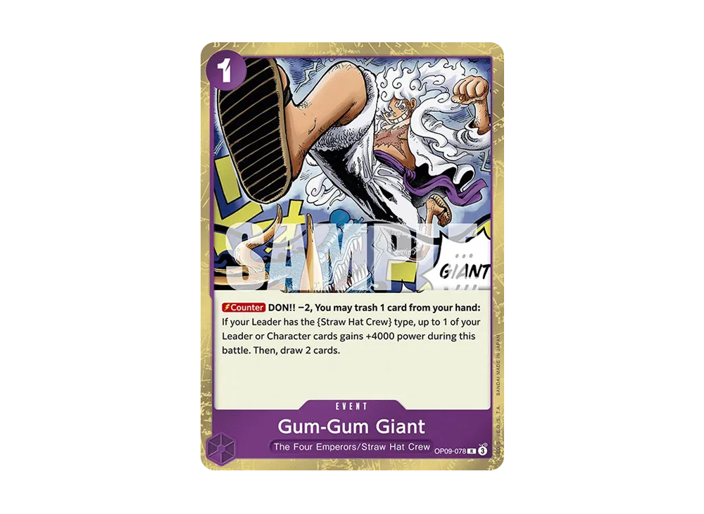 ゴムゴムの巨人 R-P [OP09-078](プレミアムブースター「ONE PIECE CARD