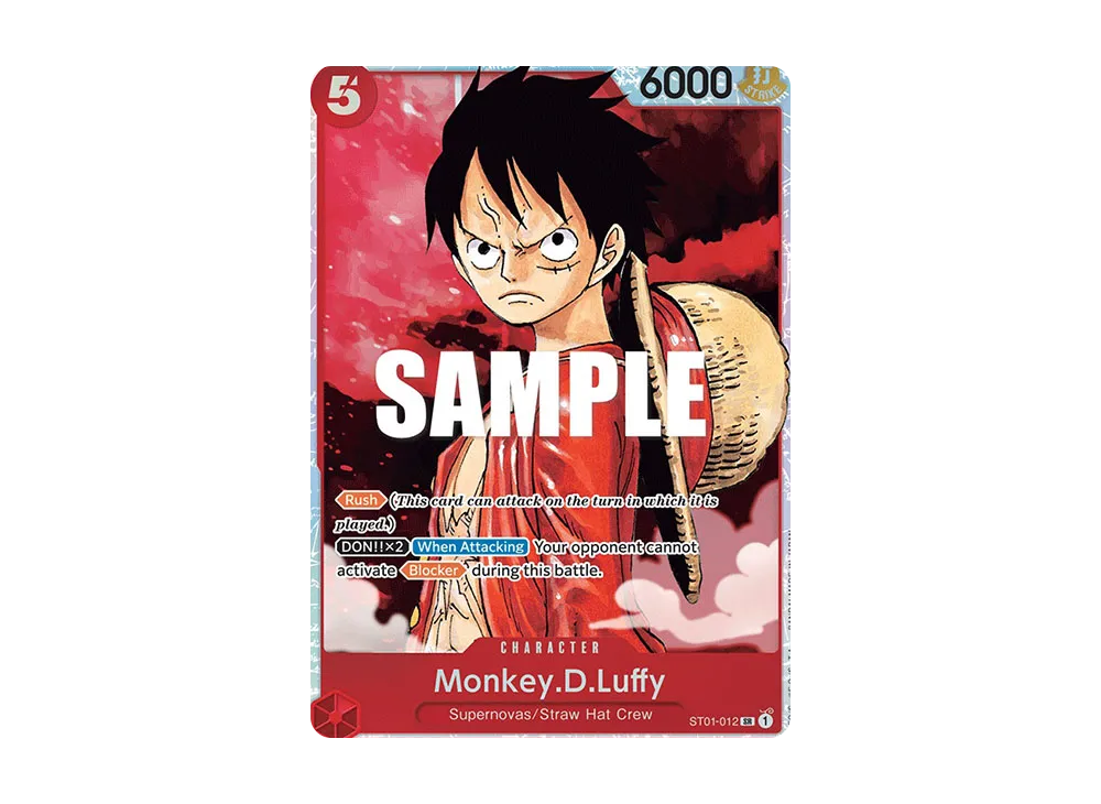 モンキー・D・ルフィ SR [ST01-012](プロモーションカード「週刊少年