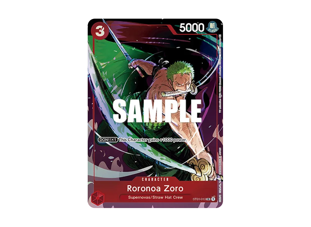 ロロノア・ゾロ SR パラレル [ST01-013] (チャンピオンシップバトル