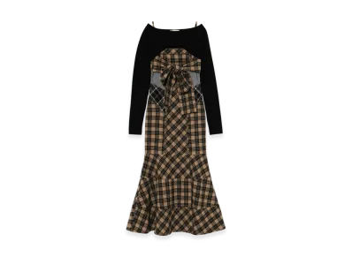 ANDMARY Grenda Pleats Set Mini Dress 