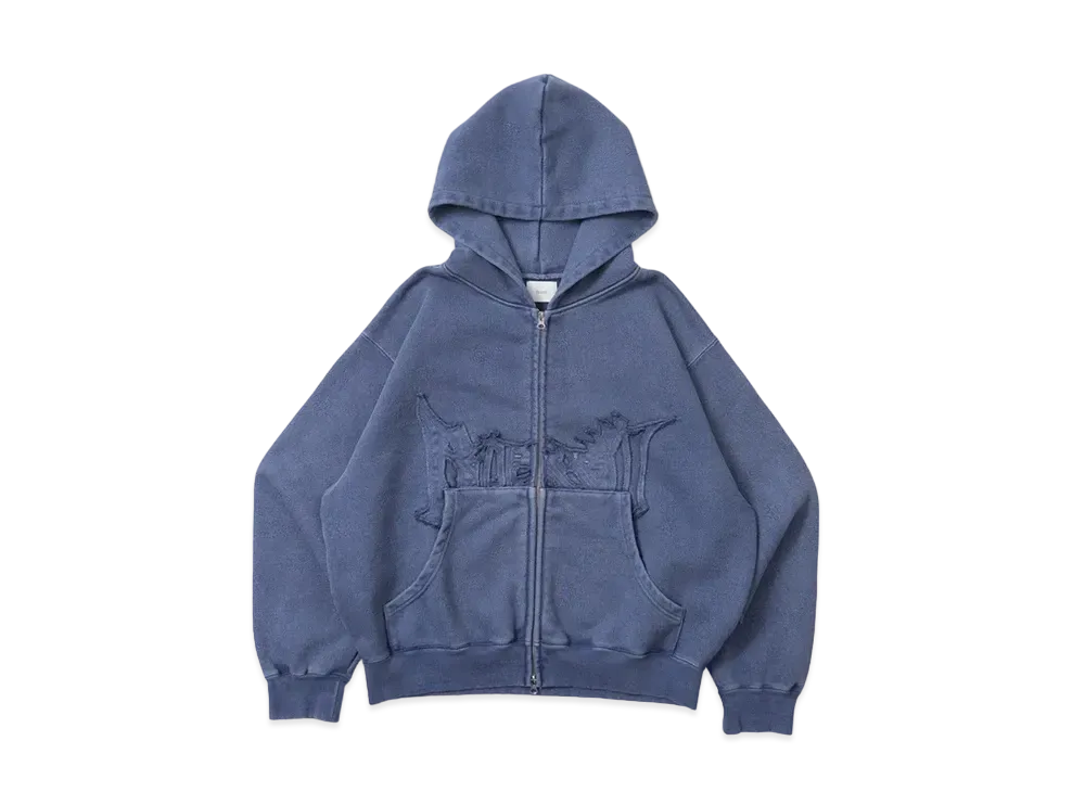 BLESS U Bless U Pigment Zip Hoodie 