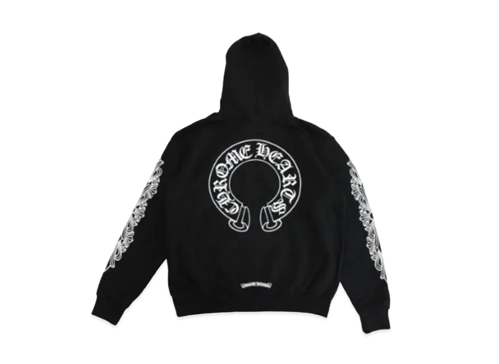 クロムハーツ ホースシュー フローラル プルオーバー フーディー